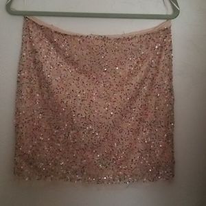 Beaded Mini Skirt